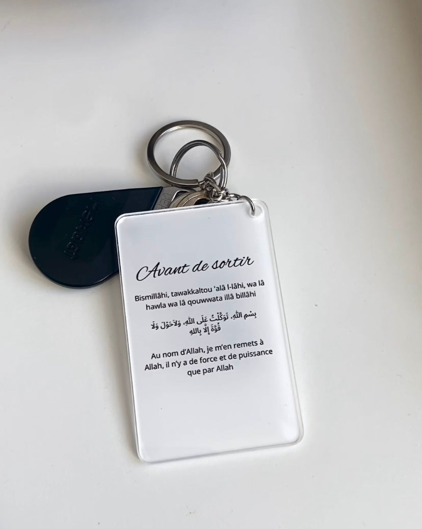 Avant de sortir - porte-clés