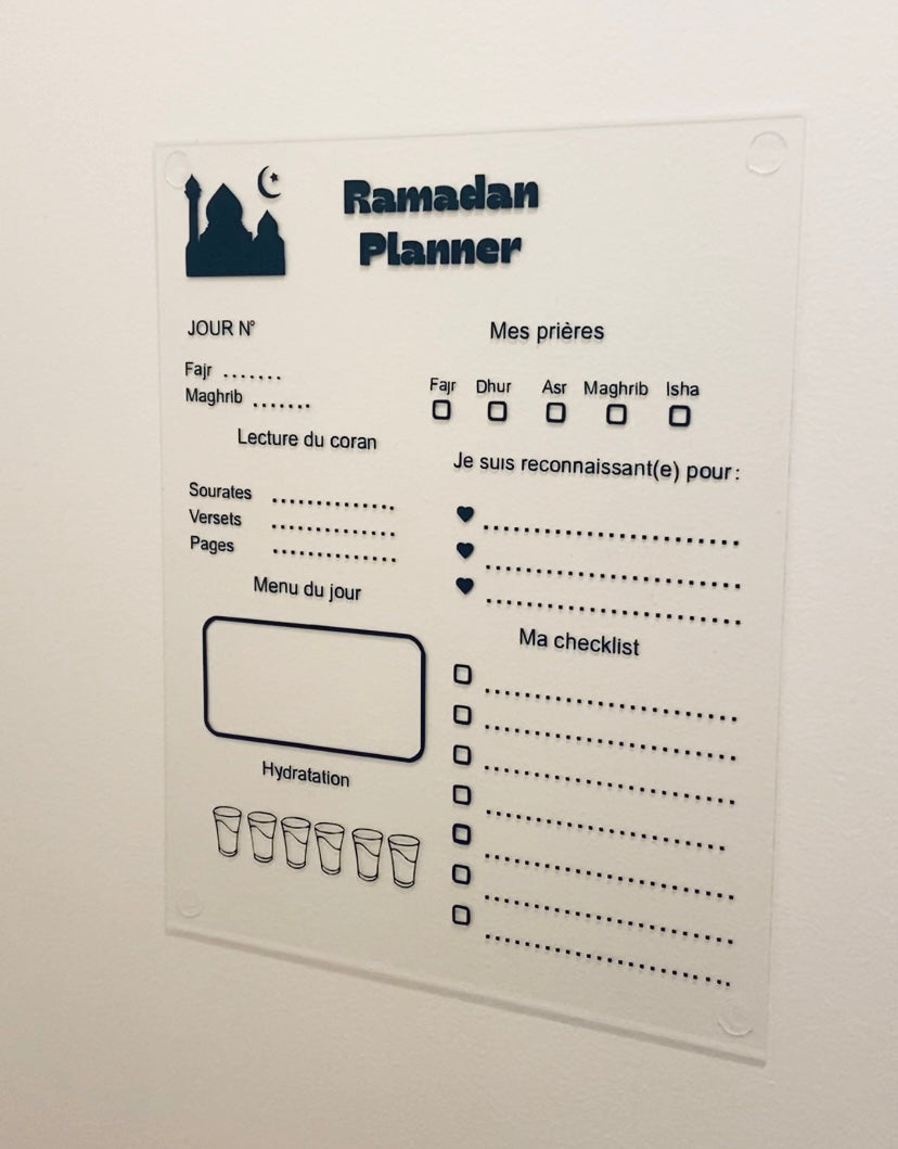 Ramadan planner